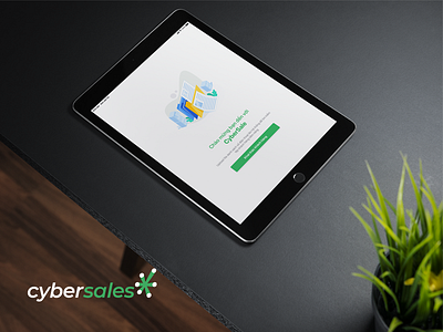 [W.I.P] CyberSales iPad App app cyber green ios ipad sale ui ux