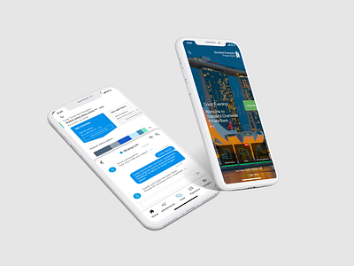 Standard Chartered Private Bank Dashboard app bank design finance scb sketch uiux