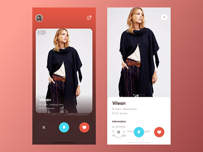 Social app app design sketch ui