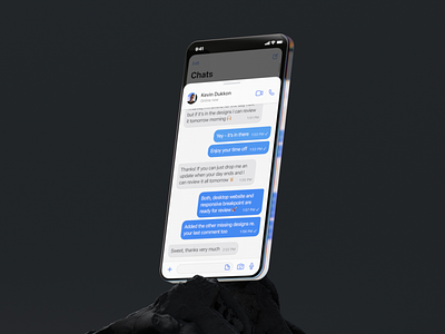 Concept for WhatsApp 3d app chat chat field clean free download glass phone input ios15 iphone mockup messages navigation quick actions sheet telegram ui user interface ux ux pattern whatsapp