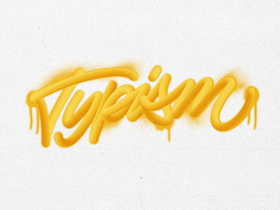 Typism - Lettering brushpen lettering letters with purpose typism vector