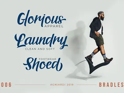 Bradles Logo Sample badge branding design icon illustration logo minimal typography ui