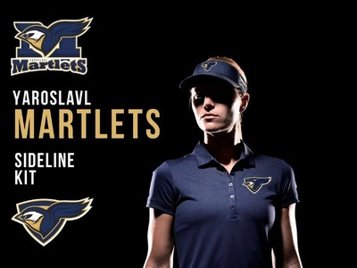 Yaroslavl MARTLETS flag football team branding design flat football hockey illustration logo minimal sports sports branding sports design typography vector web