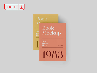 Free Hard Covers Mockup book cover branding cover design download free freebie hard cover identity logo mockup psd template typography