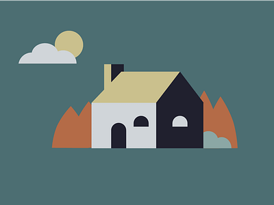 Flat design. House design flat design flatdesign house illustration illustrator