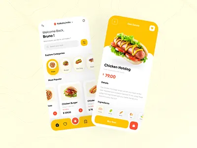 Food delivery - Mobile app app app design branding delivery app design food food app food dekivery app food delivery food delivery service mobile app mobile app design mobile design mobile ui ui