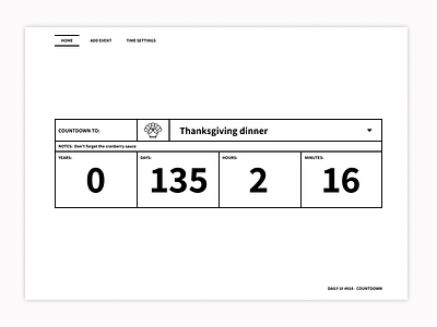 Daily Ui 14 - Countdown Timer 014 countdown timer daily ui daily ui challange daily ui challenge minimalism