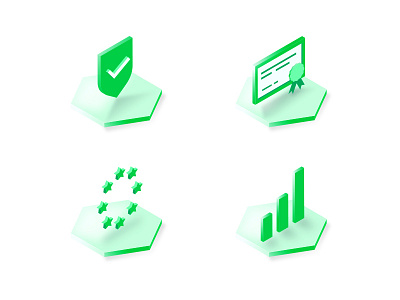 Isometric Icons set design icons illustration isometric lviv ui