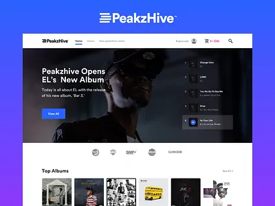 Peakz Hive africa app design ghana interface mobile app design mockup music music app music app ui musician stems ui ui design uidesign ux ux design