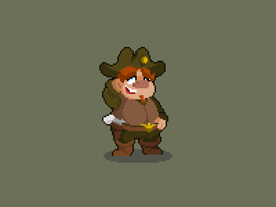 Clay | Full Body Portrait design development game gamedev illustration pixel pixelart retro
