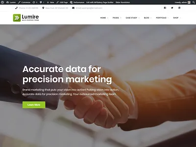 Lumire - Multipurpose Clean WordPress Theme agency attorney blog business clean company consulting corporate creative finance financial modern multipurpose portfolio responsive
