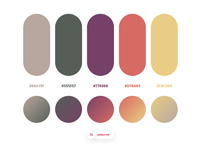 Dopely Colors #79 adobexd color palette colors colour dopely gradient gradients mrpugo palettes