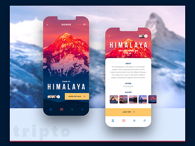 Trips App himalaya mountain tourism travel