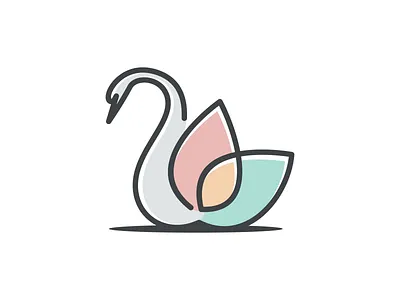 Swan 99d 99design art coreldrawx7 design dribble dubai ideas illustration instagram japanese logo logoawesome logoinspirations logoplace pastle qatar swan thedesignmate vector
