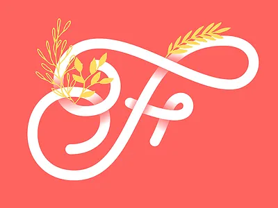 F | 36 Days of Type 36dayoftype f illustration letter lettering letters type typegang typo typography vector