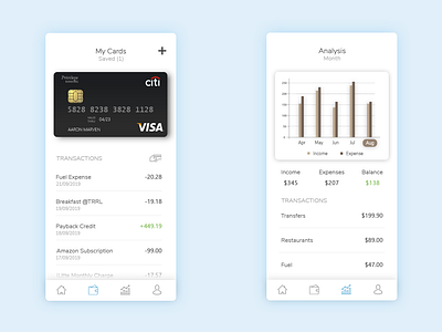 Banking App banking finance firstshot uidesign