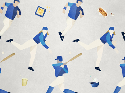 Mets fun illustration summer vector