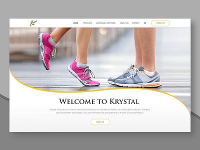 Krystal design ecommerce ecommerce design homepagedesign mexicanbrand mexicano mexico responsive website shoe store shoes ui ui design ui designer uidesigns ux ux designer uxdesign uxdesigner uxui website design