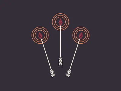 The Fiery Arrows of The Goddess Brigid arrow logo arrowhead arrows catholic celtic design fire goddess gods history icon illustration illustrator ireland irish magical magick pagan vector witchy