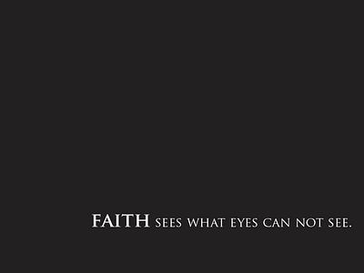 Faith 🙏 typography