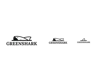 🦈Greenshark responsive logo icon illustration responsive logo