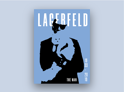 Lagerfeld Tribute Poster