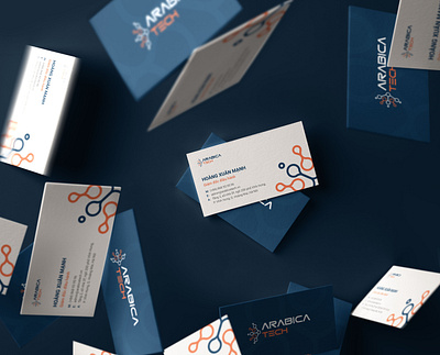 Card | Arabica Tech arabica branding card concept design designer illustration logo tech