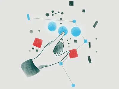 Data and stuff illustration