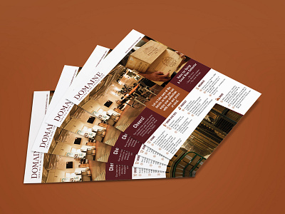 Domaine Flyer Design advertise advertisement branding design fab flyer flyer flyer design flyers