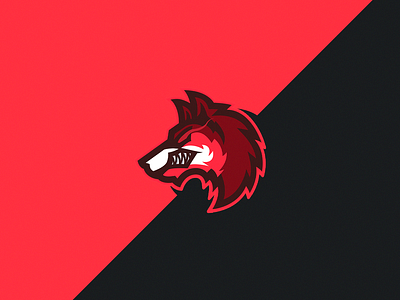 Wolf Mascot clean illustration logo mascot modern