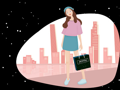shopping illustration