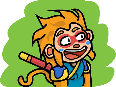 Sun Wukong animals franssjz illustration monkey sunwukong vector wukong