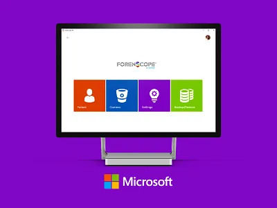 Forenscope backup camera microsoft minimal patient ui ux web windows