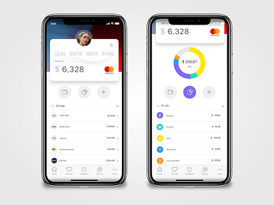 Mobile Banking Concept bank business mobile banking ui ui ux design ux