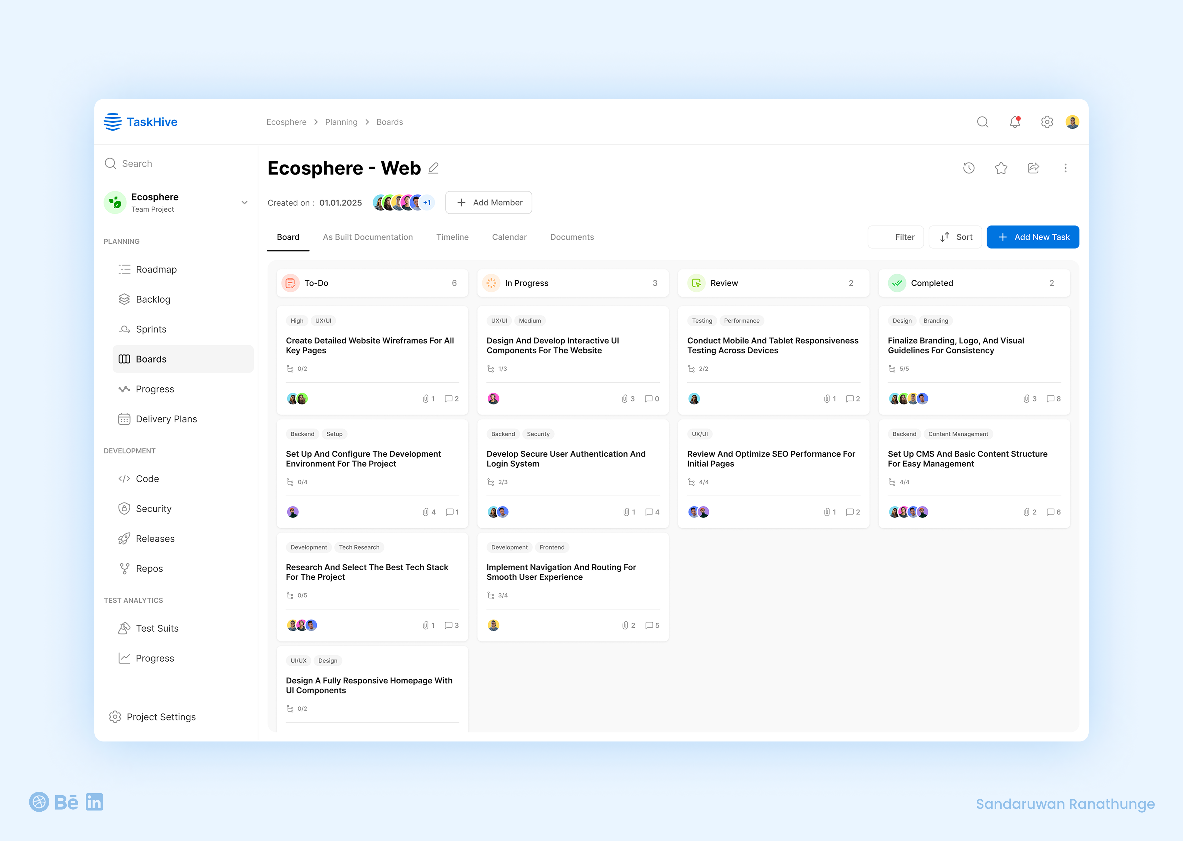 TaskHive - SaaS dashboard branding dailyuichallenge design figma graphic design illustration logo ui uiux ux