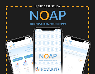 NOAP - UI/UX Case Study app app design case study design healthcare interaction design mobile novartis ui user experience ux