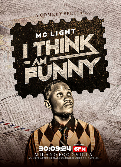 Comedy Event Design branding comedy event graphic design