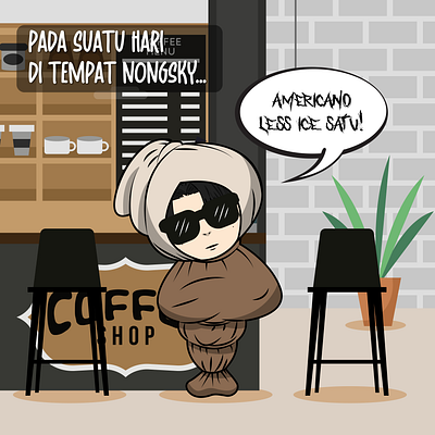 Pona (Poci Skena) animation horror ootd poci pocong setan skena