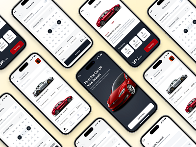 Car Rental Mobile App Design car booking app car hire car rent car rent app car rental car rental app rent a car rent app rental car rental car app vehicle rental