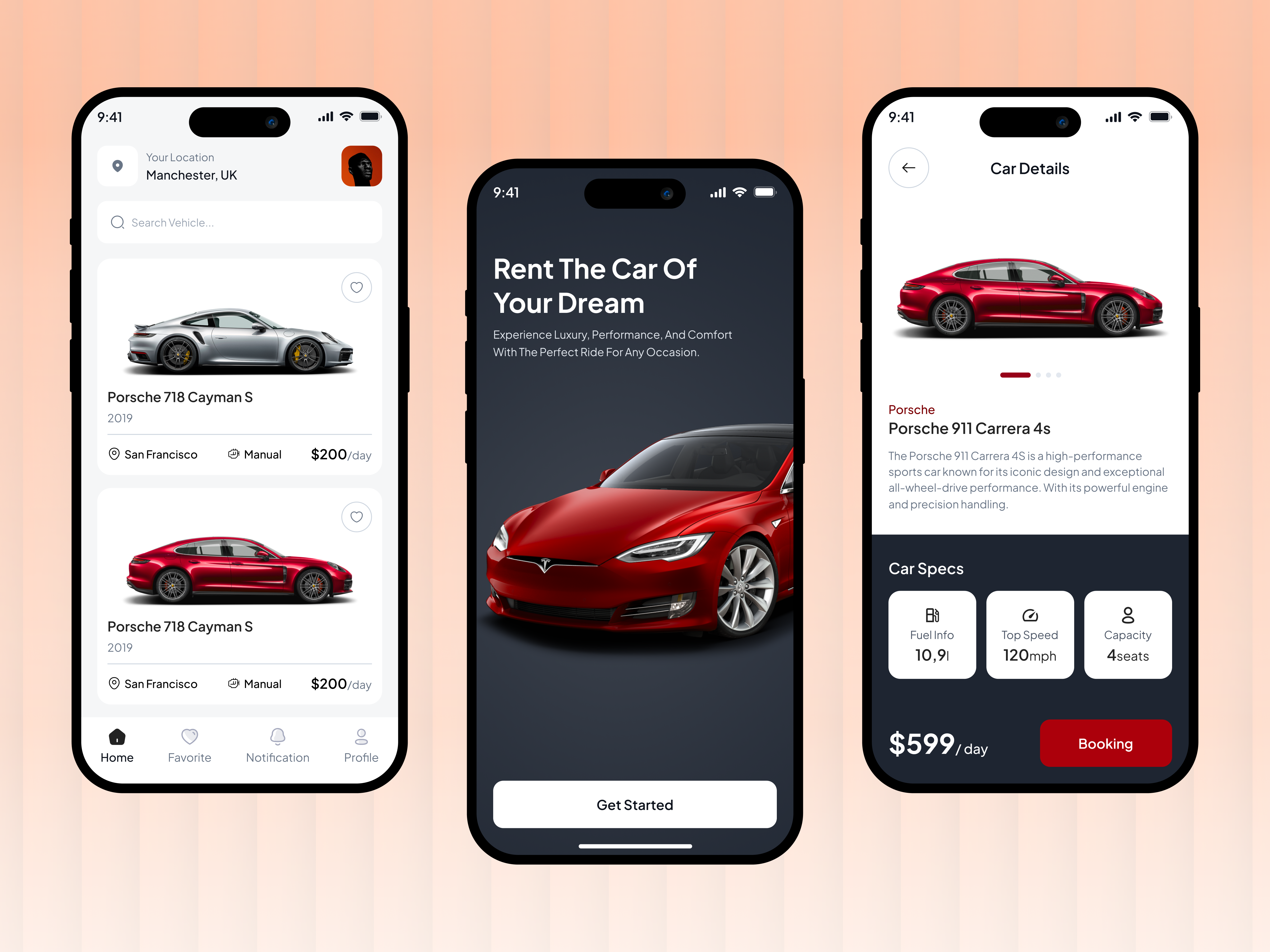 Example of Mobile App UI UX Design (Ios & Android)