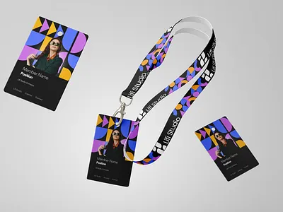 Lanyard and ID Card Design branding card design card name graphic design id card design lanyard and id card lanyard design