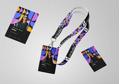 Lanyard and ID Card Design branding card design card name graphic design id card design lanyard and id card lanyard design