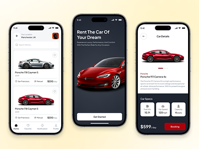 Car Rental Mobile App Design car booking app car hire car rent car rent app car rental car rental app rent a car rental car rental car app vehicle rental