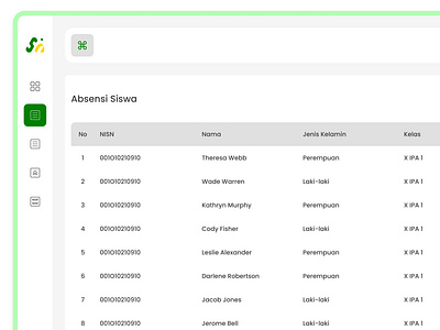 Student Attendance - SIMAN cleandesign cleanui design studentattendance ui uidesign