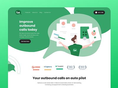 TalkAsia Landing Page