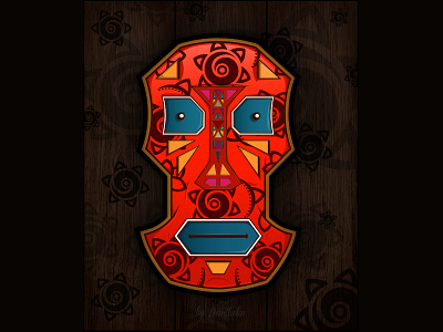 Different Kind Of Mask details mask native shapes tribal vector wood