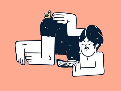 Self Love - Pamper character character concept character creation design digital painting female character illustration procreate