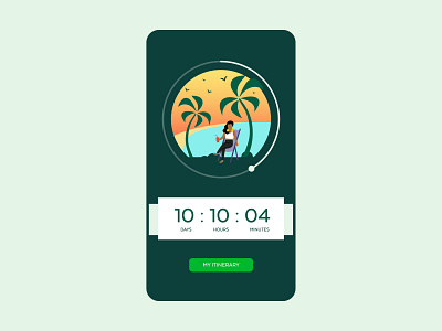 Holiday Countdown dailyui design ui uichallenge uidesign