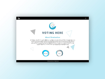 Nominate Page UI design landing ui ux web