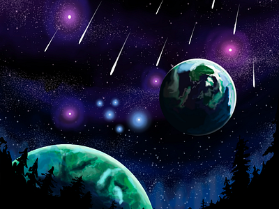 Space almaty art artwork background cartoon cartoons comicsart darkart digital digital illustration hello dribbble illustration spaceart арт диджитал иллюстрации фон